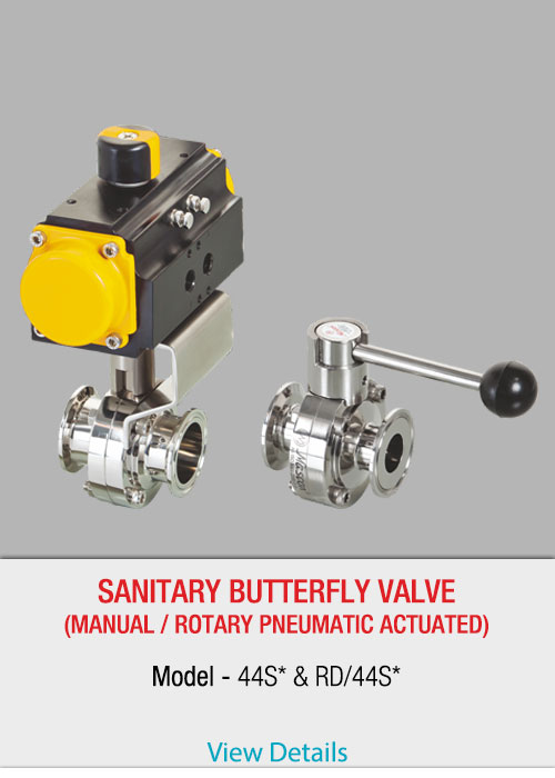 Sanitary-butterfly-valve